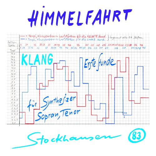 Himmelfahrt (2004-05) Version für Synthesizer, Sopran und Tenor (1. Stunde aus KLANG, Die 24 Stunden des Tages)