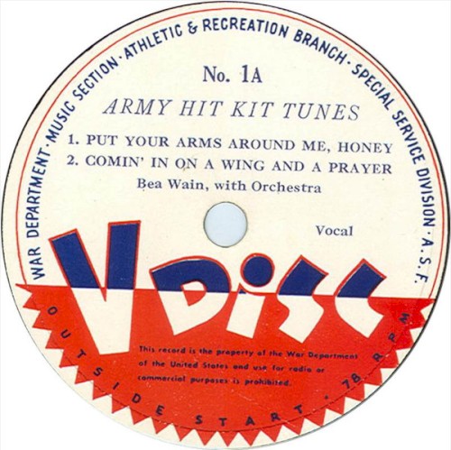 Put Your Arms Around Me, Honey / Comin’ In on a Wing and a Prayer / Blue Skies