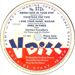 Smoke Gets in Your Eyes / Cocktails for Two / I Kiss Your Hand, Madam / April in Paris / I Surrender, Dear / Moonglow / If I Love Again / Coquette