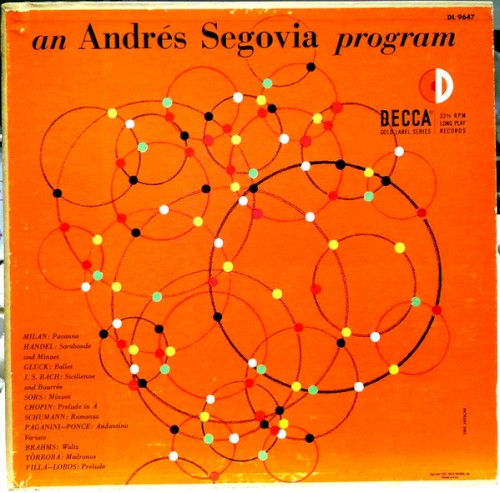 An Andrés Segovia Program
