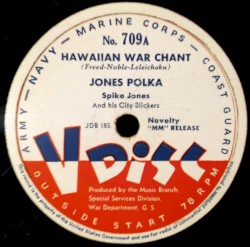 Hawaiian War Chant / Jones Polka / My Sugar Is So Refined / Ugly Chile