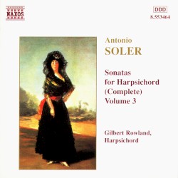 Sonatas for Harpsichord, Volume 3