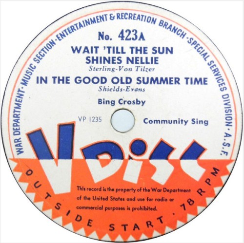 Wait ’till the Sun Shines Nellie / In the Good Old Summer Time / Let Me Call You Sweetheart / For Me and My Gal