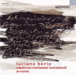 Canticum Novissimi Testamenti / A-Ronne