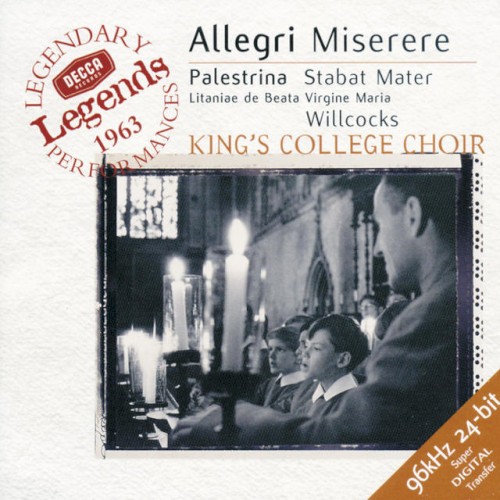Allegri: Miserere / Palestrina: Stabat Mater / Litaniae de Beata Virgine Maria