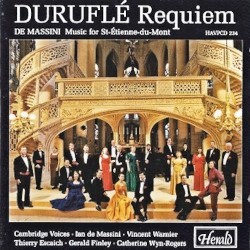 Duruflé: Requiem; De Massini: Choral Works / Cambridge