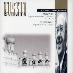 Mozart: Vesperae solennes de confessore in C, K399 / Cherubini: Requiem no. 1 in C minor