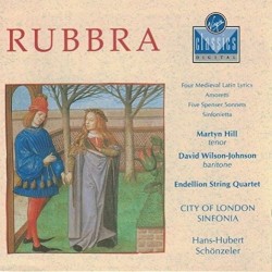 Four Medieval Lyrics, Amoretti, Five Spenser Sonnets, Sinfonietta