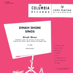 Dinah Shore Sings