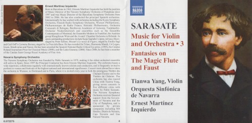 Music for Violin and Orchestra 3: Fantasies on The Magic Flute and Faust