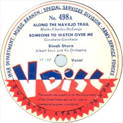 Along the Navajo Trail / Someone to Watch Over Me / Close as Pages in a Book