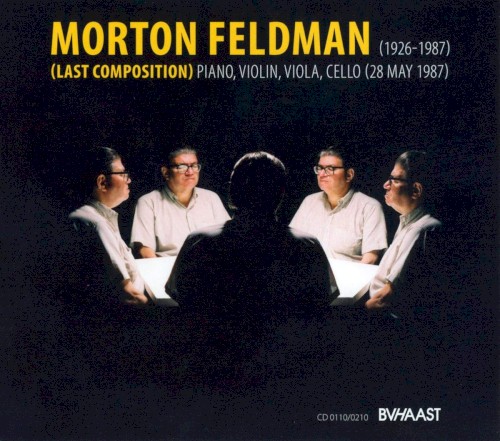 (Last Composition) Piano, Violin, Viola, Cello (28 May 1987)