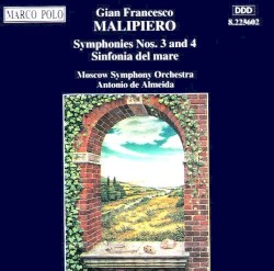Symphonies nos. 3 and 4 / Sinfonia del mare