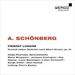 Pierrot Lunaire: Dreimal sieben Gediche nach Albert Giraud, op. 21