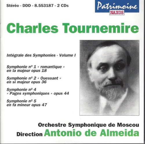 Intégrale des symphonies, volume I: Symphonie n° 1 "romantique" en la majeur, op. 18 / Symphonie n° 2 "Ouessant" en si majeur, op. 36 / Symphonie n° 4 "Pages symphoniques", op. 44 / Symphonie n° 5 en fa mineur, op. 47