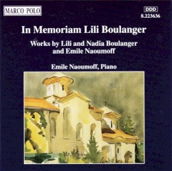 In Memoriam Lili Boulanger