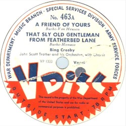 A Friend of Yours / That Sly Old Gentleman From Featherbed Lane / I Fall in Love Too Easily / I Can’t Believe That You’re in Love With Me