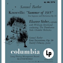 Knoxville‐Summer of 1915 / Four Excursions, op. 20