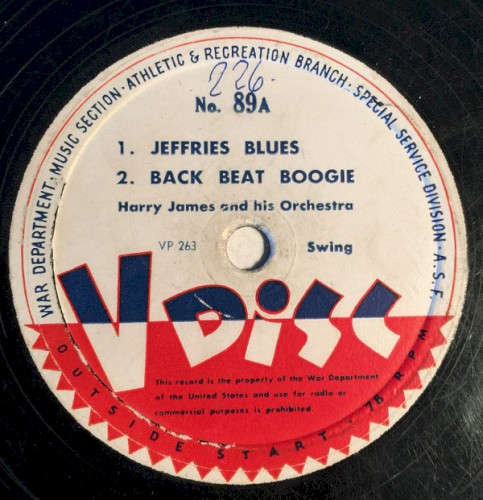 Jeffries Blues / Back Beat Boogie / Two O’Clock Jump