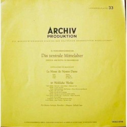 La Messe De Notre Dame / 10 Weltliche Werke