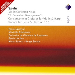 Violin Concerto No.8 "In Form einer Gesangsszene" / Concertante in G Major for Violin & Harp / Sonata for Cello & Harp, Op.115