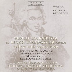 Violin Concertos by Black Composers of the 18th and 19th Centuries