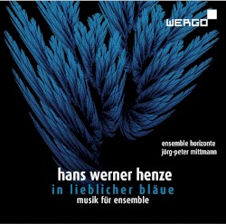 Kammermusik 1958 über die Hymne "In lieblicher Bläue" von Hölderlin für Tenor, Gitarre und acht Soloinstrumente