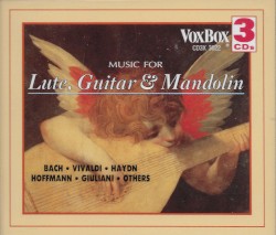 Music for Lute, Guitar & Mandolin