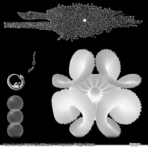 Dutilleux: Ainsi la nuit / Glass: Company