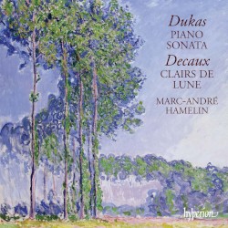 Dukas: Piano Sonata / Decaux: Clairs de lune