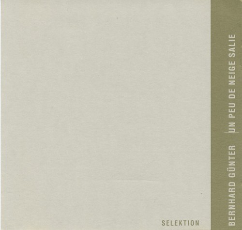 Un peu de neige salie