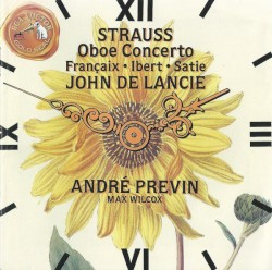 Strauss: Oboe Concerto / Francaix / Ibert / Satie