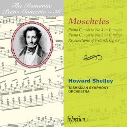 The Romantic Piano Concerto, Volume 36: Piano Concerto no. 4 in E major / Piano Concerto no. 5 in C major / Recollections of Ireland, op. 69