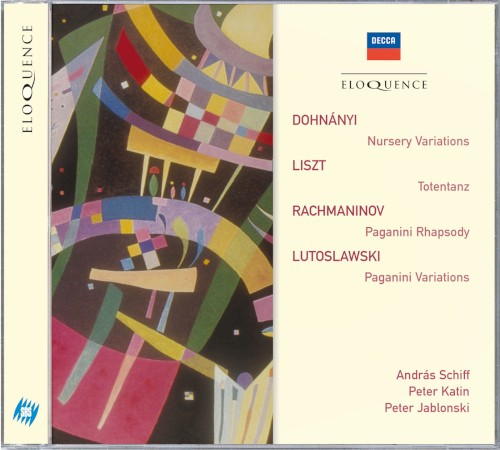 Dohnányi: Nursery Variations / Liszt: Totentanz / Rachmaninov: Paganini Rhapsody / Lutosławski: Paganini Variations