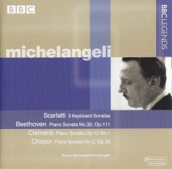 Scarlatti: 3 Keyboard Sonatas / Beethoven: Piano Sonata no. 32, op. 111 / Clementi: Piano Sonata, op. 12 no. 1 / Chopin: Piano Sonata no. 2, op. 35