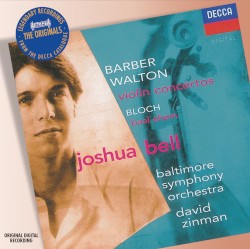 Barber: Violin Concerto / Walton: Violin Concerto / Bloch: Baal Shem