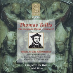 The Complete Works, Volume 2: Music at the Reformation