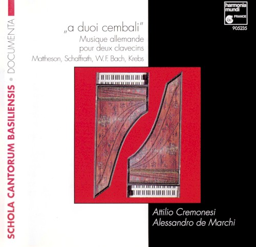 „a duoi cembali“ – Musique allemande pour deux clavecins